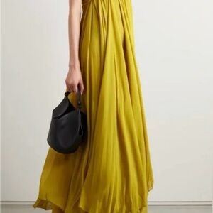 Elegant Yellow Maxi Dress